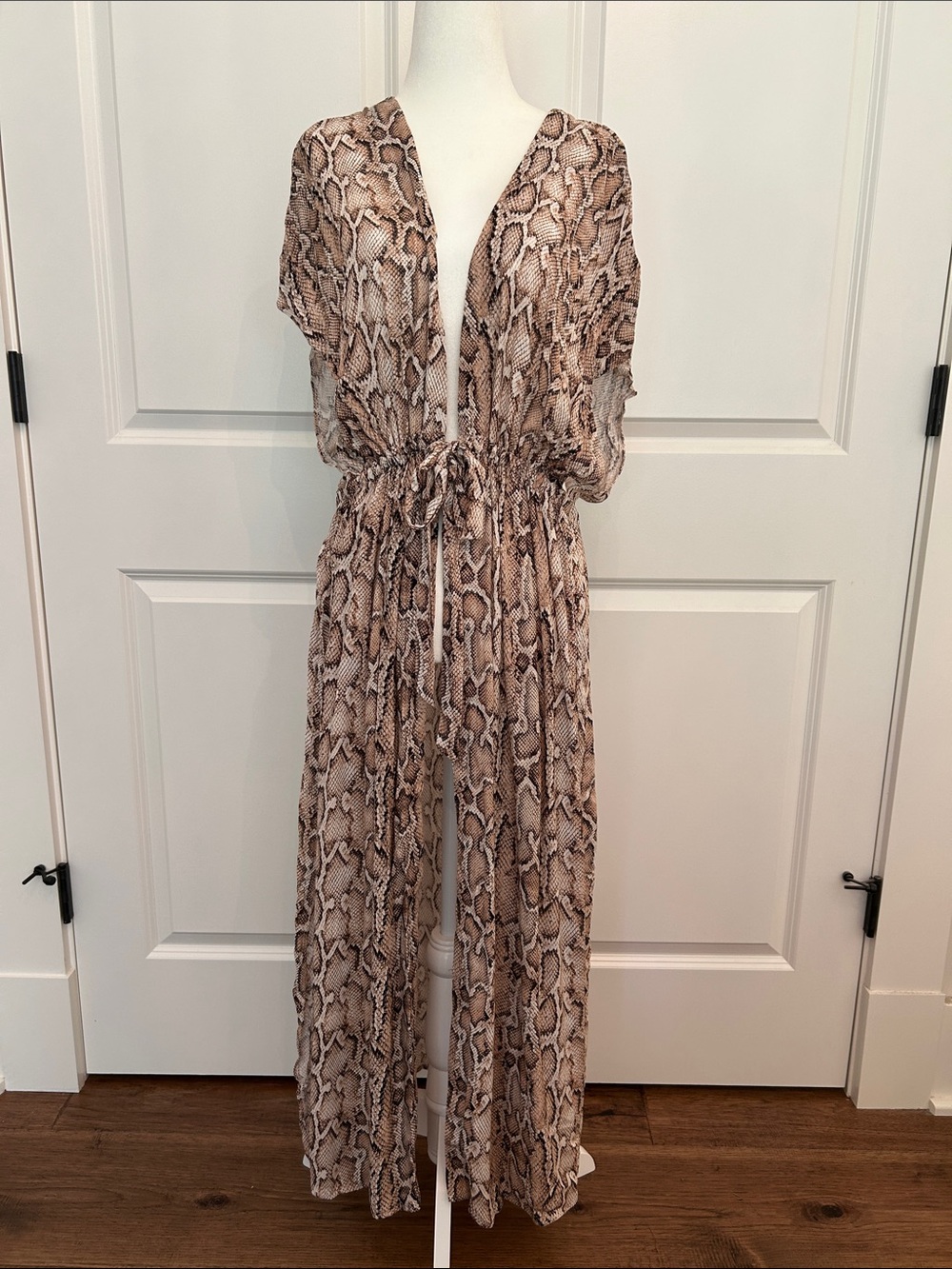 Kona Sol Snake-Print Cover-Up